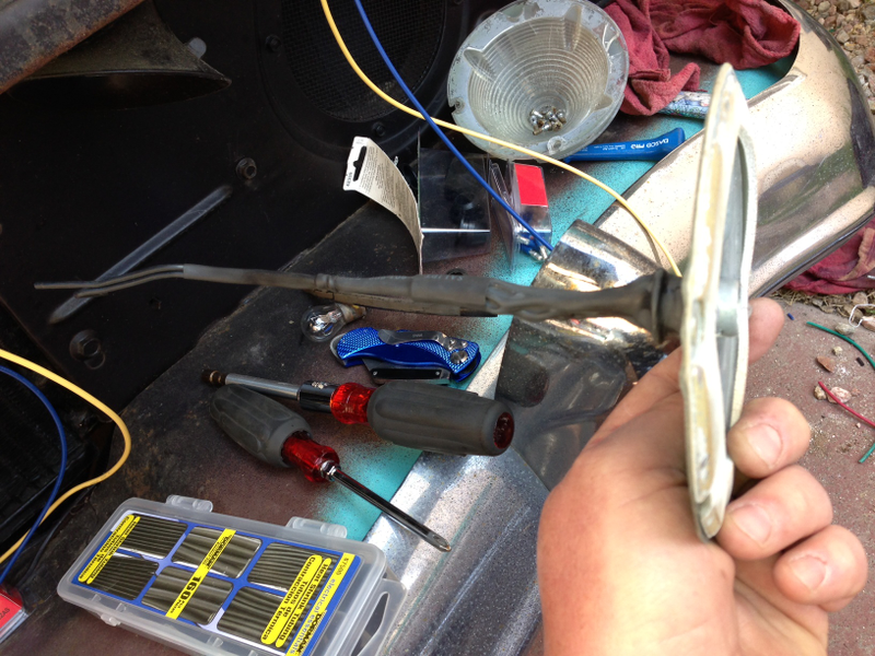 Illustration for article titled 1st Car for My Son: Who knew 58 year old wiring could have such brittle insulation?